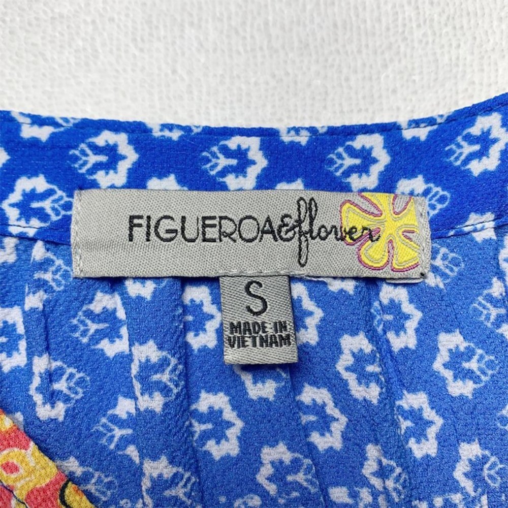 Figueroa + Flower Nwot Boho Patchwork Pattern Top - image 7